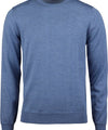 Crew w patch, Merino wool